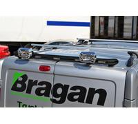 Nero Posteriore Barra Tettuccio + Multi-Funzione LED + Punti Per Renault trafic