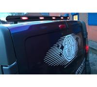 Nero Posteriore Luce Tettuccio Barra + LED Per Renault master 2018-2024 Van Tubo