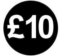 £ Nero Price Stickers - 30mm