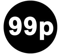 £ Nero Price Stickers - 30mm