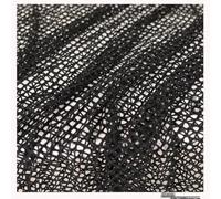 Nero Prospettiva Mesh Tessuto Rete Da Pesca Scava Fuori Moda Creativa Gonna Handmade Design Panno per Cucire