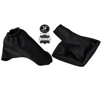 Nero Punto Cambio IN Pelle & Freno a Mano Stivaletti Set per Toyota MR2