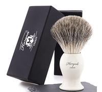 Nero Puro Tasso Capelli Depilazione Pennello con The Avorio Colore Base Viene Fornito con The Designer Scatola Regali Speciali da Uomo