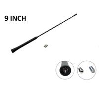 Nero Radio Audio Gomma Montante Tettuccio Auto Furgone Asta Antenna Ariel