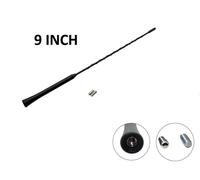 Nero Radio Stereo Gomma Tetto Supporto Auto Furgone Asta Antenna Ariel Frusa Ali