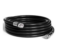 Nero RG6 Cavo coassiale (Cavo coassiale), Made in The USA, con connettori a Compressione, F81/RF, Digitale coassiale per Audio/Video, Cabletv, Antenna, e Satellite, CL2 40 ft Cruz V2 Fresh Foam