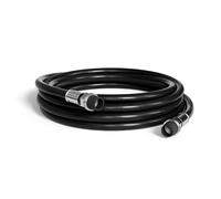 Nero RG6 cavo coassiale (cavo coassiale), Made in the USA, con connettori a compressione, F81/RF, digitale coassiale per audio/video, Cabletv, antenna, e satellite, CL2 6 ft Black - With Weather Boots