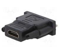 nero Riduttore DVI-D (18+1) spina,HDMI presa