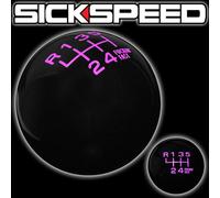 Nero/Rosa Fing Veloce Cambio Pomello Per 6 Velocità Corto Copriletto 10X1.5 K14