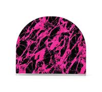 Nero Rosa Irregolare Texture Marmo Acrilico Portatovaglioli di Pasqua per il bagno Ristorante Distributore di tovaglioli indipendente Ristorante Decorazione domestica per il bagno 1Pack