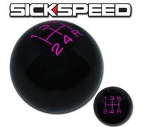 Nero/Rosa Vintage Cambio Pomello Per 5 Velocità Corto Coperta Selettore UN2 Kit