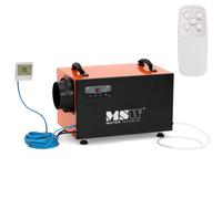 Nero, Rosso Deumidificatore elettrico professionale - 45 l / 24 h - 55 m² - 280 m³/h | MSW