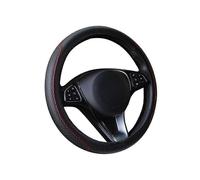 (Nero rosso) Elegante coprivolante in pelle, facile da installare, multicolore, dropshipping