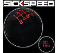 Nero/Rosso Fing Veloce Cambio Pomello Per 6 Velocità Corto Throw 10X1.5 S12