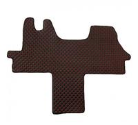 Nero+Rosso Punti Pelle Tappetini per Boxer Jumper Ducato Sinistro Guida