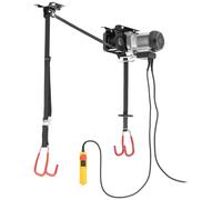 Nero, Rosso Sollevatore elettrico per biciclette - Altezza di sollevamento 3 m - Telecomando | MSW
