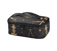 Nero Scala D'oro Decorative Borse Pranzo per Gli Uomini Portatile Cooler Bag Lunch Box per Camping loncheras para Mujeres