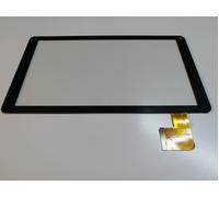 Nero: Schermo Tattile Touchscreen Digitizer Lexibook Lexitab 10 Pollici MFC512FR