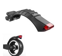 Nero Scooter Parafango Posteriore Vibrazione Flash Coda Luce Nera Sostituibili