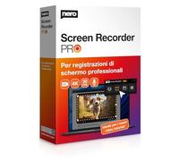 Nero Screen Recorder PRO 365 | Registrazione Schermo 4K/60FPS | Gameplay, Webcam e Audio | Sottotitoli AI e Zoom automatico | MP4 | Licenza Annuale senza rinnovo | 1 PC | Windows 11/10