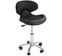 Nero Sedia da barbiere - 450 - 590 mm - 150 kg - Nero | physa