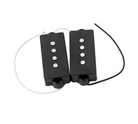 Nero silenzioso 4 corde Jazz Bass Guitar Pickups Set fai da te parti di ricambio