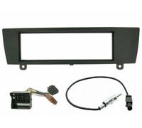 Nero Singolo din Stereo Facia Cablaggio Cavo Kit Antenna Per BMW 1 Serie E87