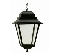 Nero Sospensione Esterno IP44 Alluminio Lekona Lanterna Lampada Giardino Entrata