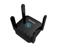 (Nero, spina UE) Ripetitore Wi-Fi dual band 1200M, amplificatore di segnale wireless AP 5G, extender