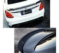 Nero Spoiler Adatto A per Mercedes W 205 C63 Renntech Stile Extra Br