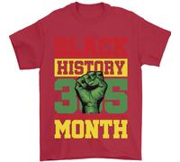 Nero Storia Mese Vive Materia T-Shirt 100% Cotone