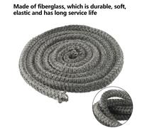 Nero Stufa / Fuoco Corda a Legna 12mm 2m Lunghezza/Log Burner Porta Sigillare