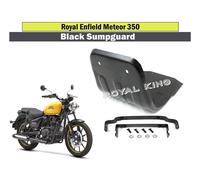 Nero "Sump guard" adatto per Royal Enfield Meteor 350