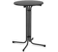 Nero Tavolo da bar - Ø 70 cm - pieghevole - nero | Royal Catering