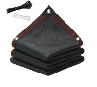 Nero Telo Ombreggiante Esterno, 90% Protezione UV Rete Parasole Resistente Antistrappo con Occhielli, Traspirante per Serra Giardino Balcone, Anti-Solare per Piante e Privacy(Black,4x7m)