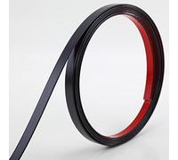 Nero Trim stampaggio, buccia e bastone specchio bordo design, flessibile parete soffitto pavimento armadio piastrelle bordo stampaggio, 5m x 0,66 cm