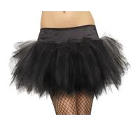 Nero Tutu Frilly Sottoveste Adulti Donna Smiffys Accessorio per Costume