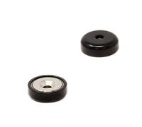 Nero Un Tipo Di Magneta A Pentola Neodimio Per Arti, Mestieri, Produzione Di Modelli, Fai -Da -Te, Hobby, Ufficio E Casa - 16mm Dia - Pacco Di 4