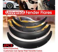 Nero Universale 4 pz Auto Parafango Parafango Per Parafango Flares Ruota Flessibile Sopracciglio Archi Ruota Per Benz Per BMW Per VW Golf