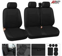 Nero Van Autobus Camion Tessuto Coprisedili Protezione Universale Lavabile 2+1