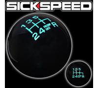 Nero/Verde Blu Fing Veloce Cambio Pomello Per 6 Velocità Corto Coperta 12X1.25