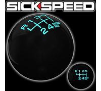 Nero/Verde Blu Fing Veloce Cambio Pomello Per 6 Velocità Corto Throw 10X1.5 K14