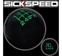 Nero/Verde Fing Veloce Cambio Pomello Per 6 Velocità Corto Throw 10X1.5 S12