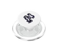 Nero Vernice Bow Disco Palla Scuro Y2K Glam Estetica PopSockets PopGrip per MagSafe