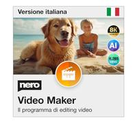 Nero Video Maker 2026 | Programma Montaggio Video | Creare e Modificare Video e Slideshow | 4K/8K HD | 1000+ Effetti e Modelli | Motion Tracking e Green Screen | Licenza a Vita | Windows 11/10/8/7