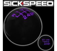 Nero/Viola Fing Veloce Cambio Pomello Per 6 Velocità Corto Throw 10X1.5 K14