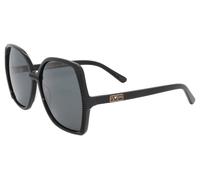 Nero Vola Fly Ragazze Occhiali da Sole con Piume Lucido Fumo Lenti Polarizzate