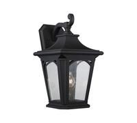 Nero Wandleuchte Esterno IP44 Rustico Elegante Mary Luce per Casa Balcone