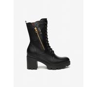 NeroGiardini - Anfibi Donna in Pelle - Nero 38