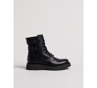 NeroGiardini Anfibi Teen da Ragazza in Camoscio - Nero 32